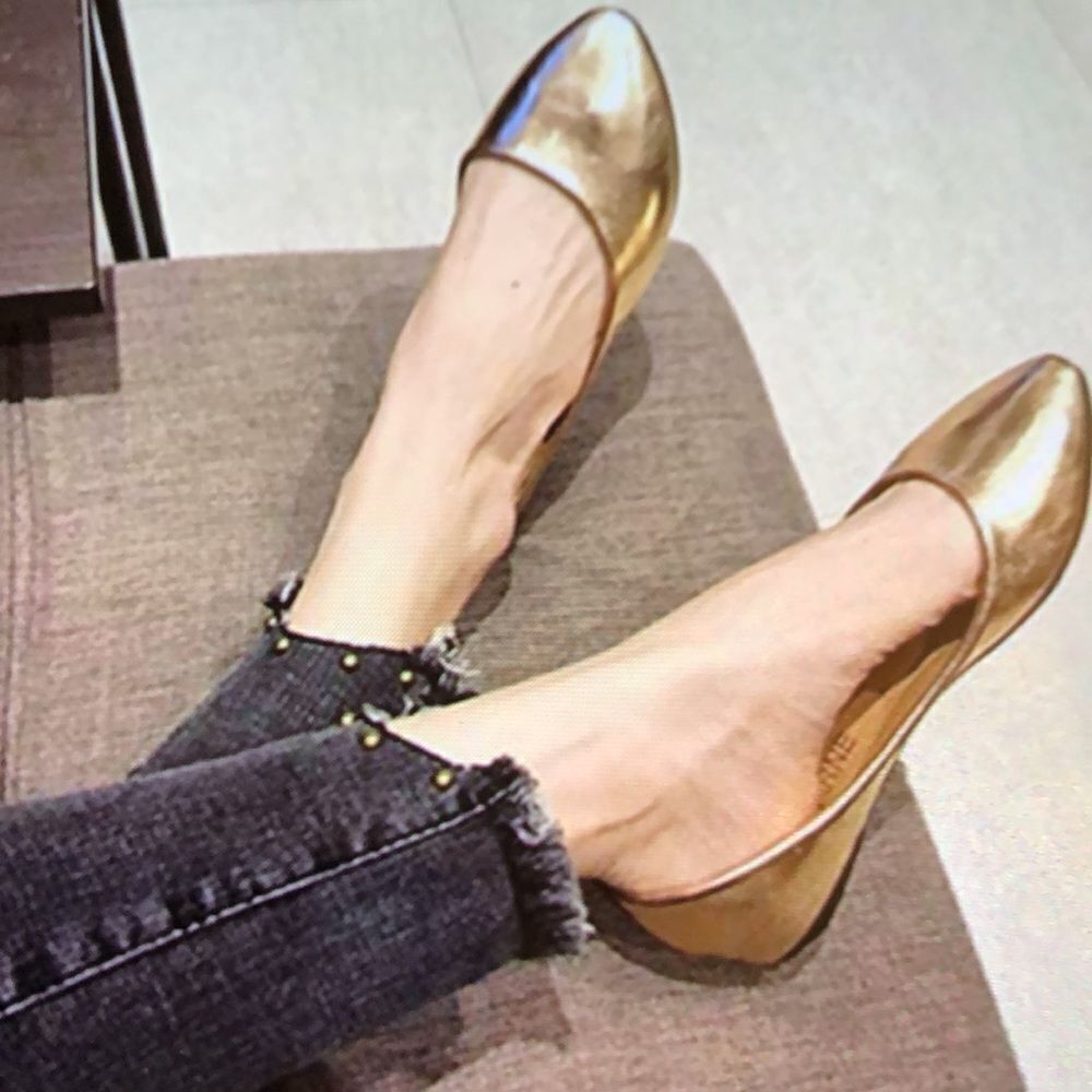 BRAND NEW HERSTYLE POINTED TOE SLIP-ON WOMEN"S FLAT SHOE